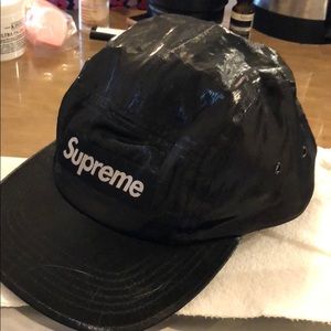 Supreme Coated linen camp cap